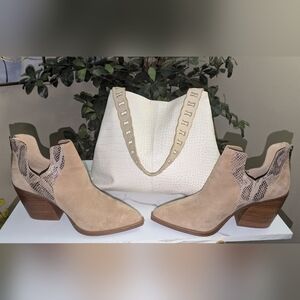 Vince Camuto Boots And Bag Bundle